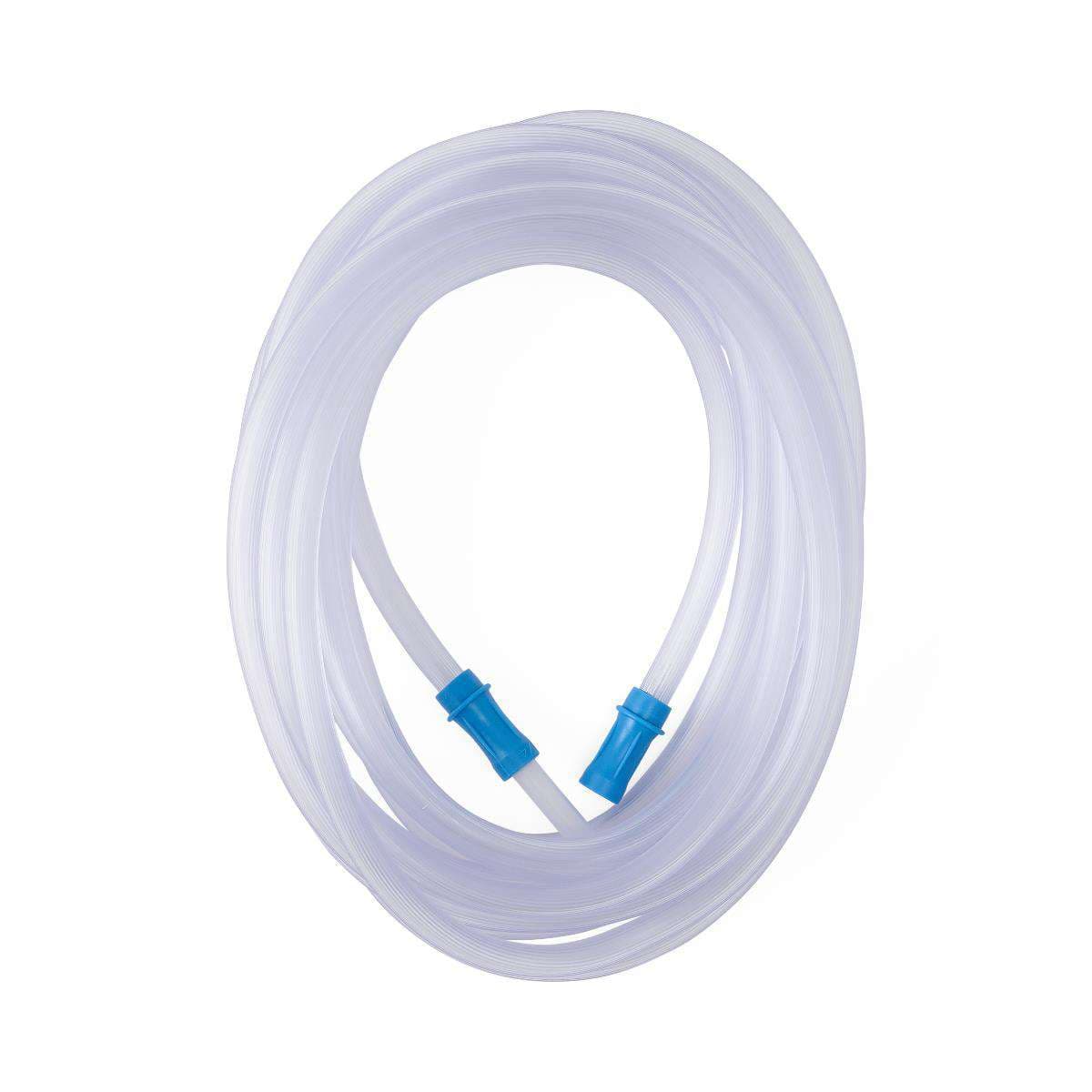 Medline Universal Suction Tubing with Scalloped Connectors, 1/4" x 20' - Case of 20 - Image 1