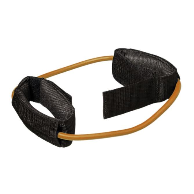 CanDo Exercise Tubing with Cuff Exerciser, 35 Inch, Gold, 3X Heavy - Image 1