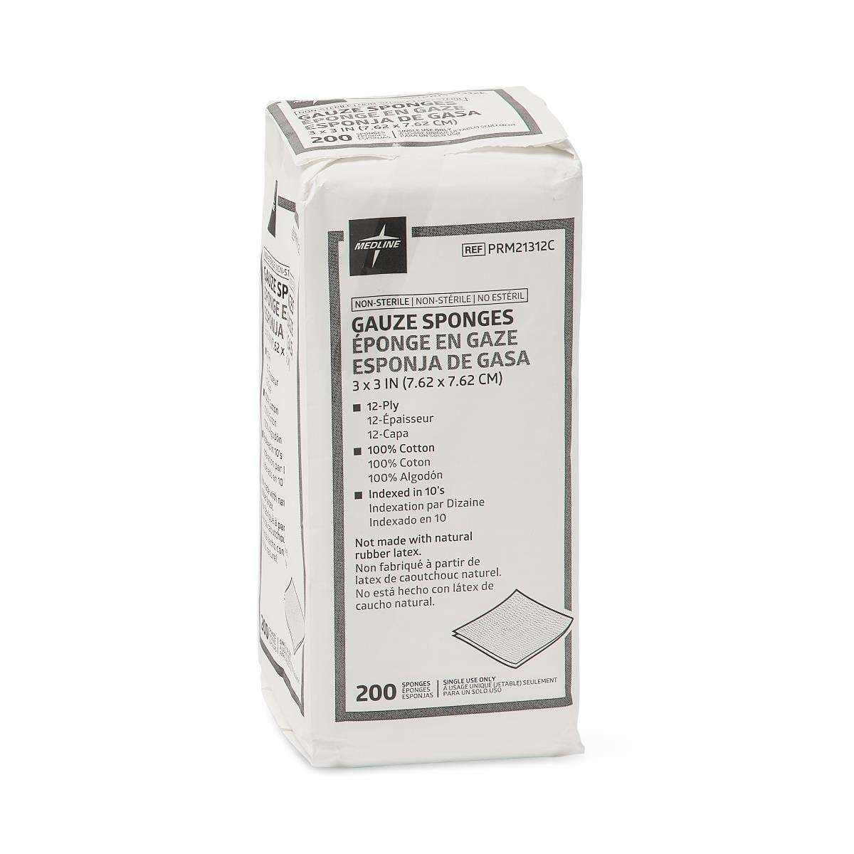 Medline Cotton Woven Gauze Sponges - Image 2