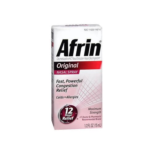Afrin Original Sinus Relief Nasal Spray, 15 mL - Image 1