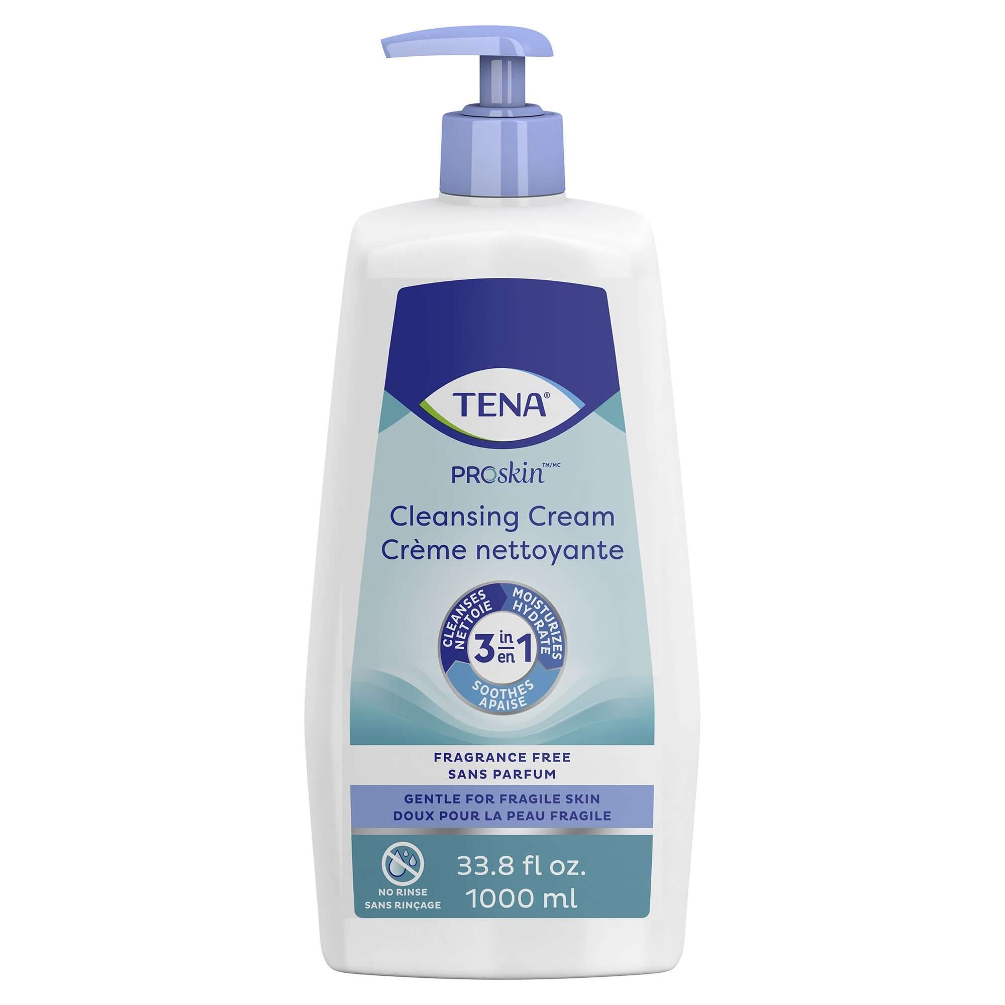 TENA ProSkin Cleansing Cream, Unscented, 33.8 oz - Image 1