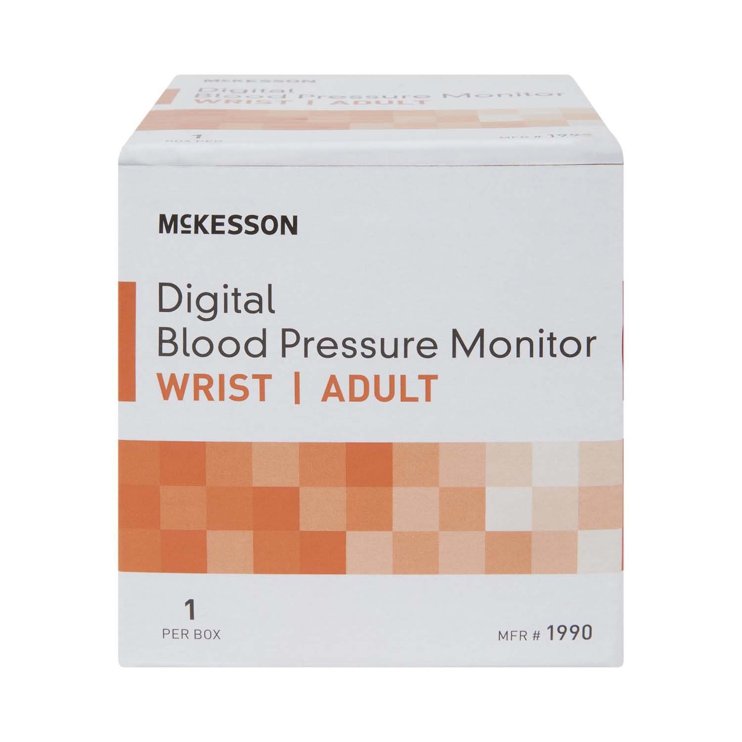 McKesson Digital Blood Pressure Monitor with Wrist cuff - Case of 8 - Image 4