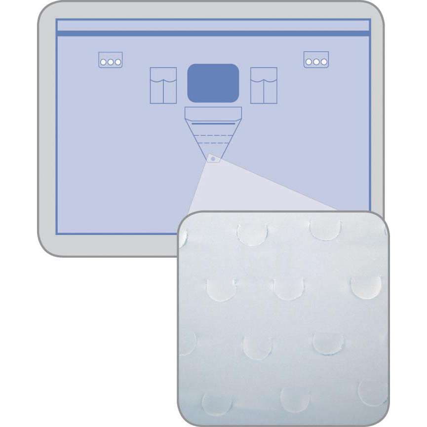 Medline Invisishield Patient Isolation Surgical Drapes with Pouches - Case of 15 - Image 2