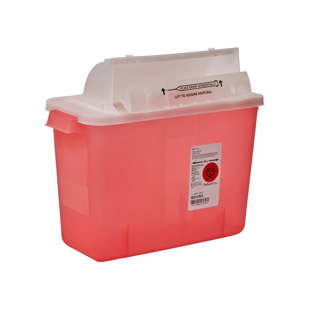 Monoject SharpStar Safety In-Room Sharps Container, 2 Gallon - Case of 10 - Image 1