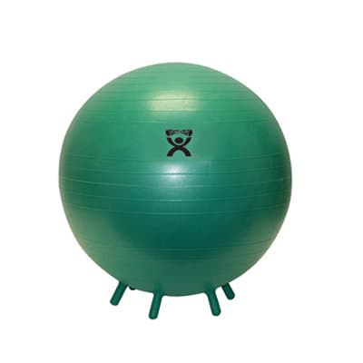 CanDo Exercise Ball with Stability Feet, Green, 26" (65 cm) - Image 1