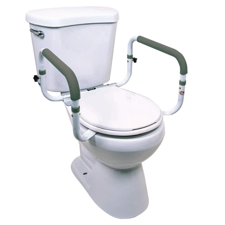 Carex Toilet Support Rail with Mounting Screws and Gasket - Image 2