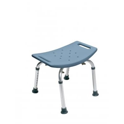 Lumex Platinum Collection Bath Seat Without Backrest, Steel Blue - Case of 4 - Image 1
