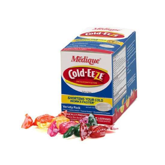 Medique Cold and Cough Relief Lozenge, 13.3 mg - Case of 600 - Image 1