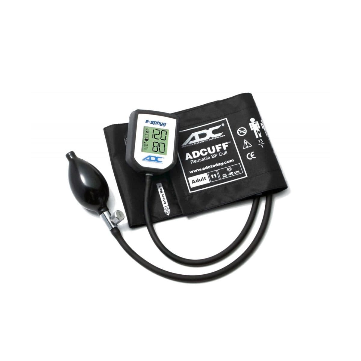 ADC e-sphyg Digital Pocket Aneroid Sphyg, Black, Adult - Image 1
