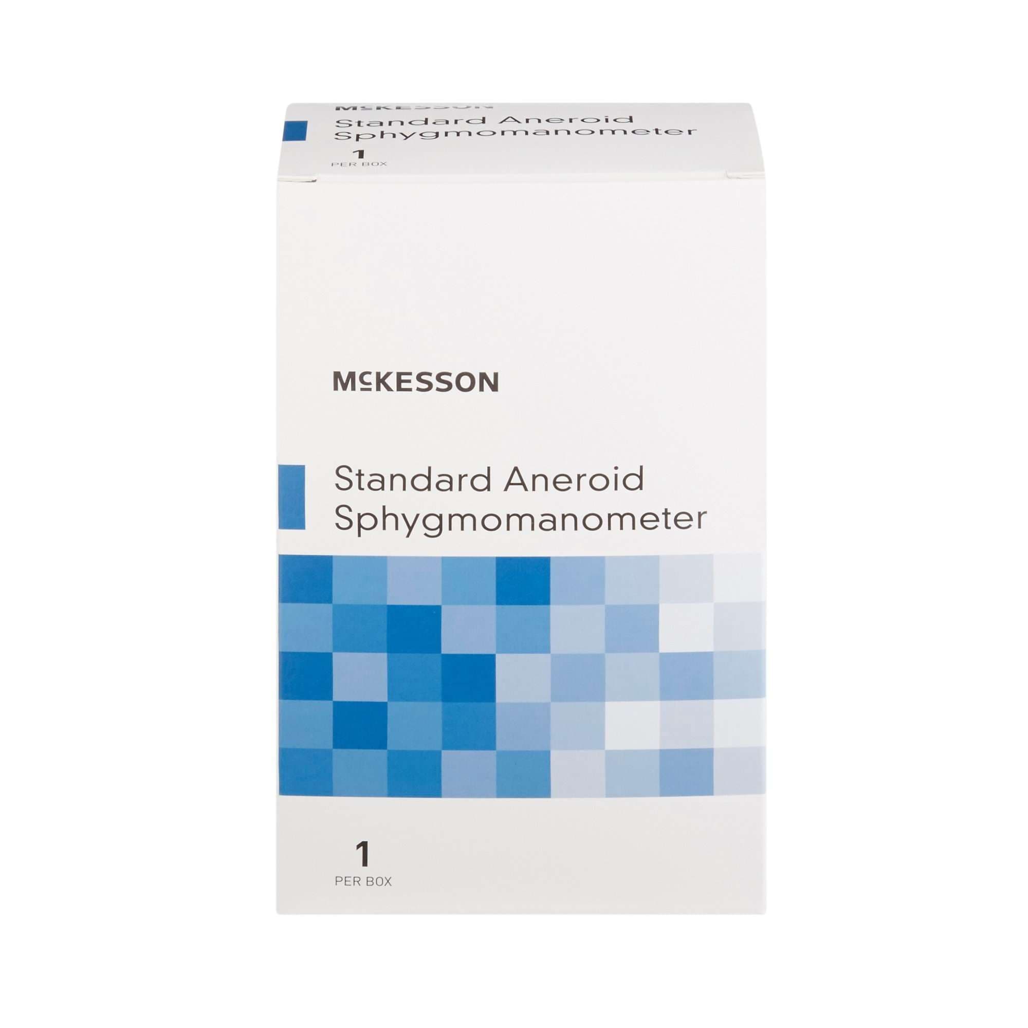 McKesson 2-Tubes Aneroid Sphygmomanometer Unit with Nylon Navy Blue Cuff - Case of 20 - Image 5