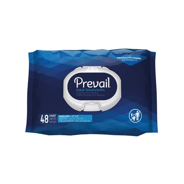 Prevail Adult Washcloths - Package of 48 - Image 1