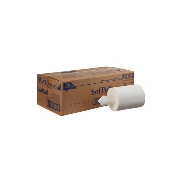 SofPull Paper Towel White 1-Ply 275 Sheets - Image 1