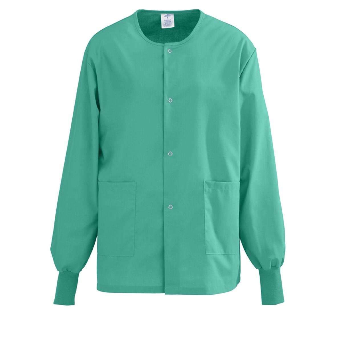 Performax Unisex Snap-front Warm-up Jackets, Jade, 5XLarge - Image 1