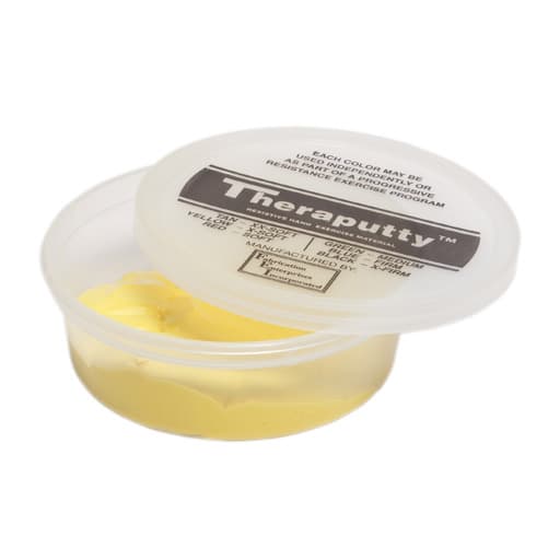 Theraputty Standard Exercise Putty, 4 Oz, Yellow, Extra Soft - Image 1