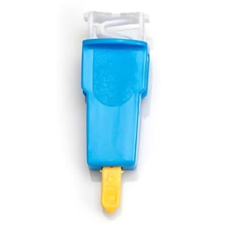 Capiject Safety Lancet with Push Button Activation, Blue - Box of 200 - Image 1