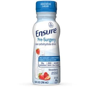 Ensure Pre-Surgery Clear Carbohydrate Drink, Strawberry, 10 oz - Each - Image 1