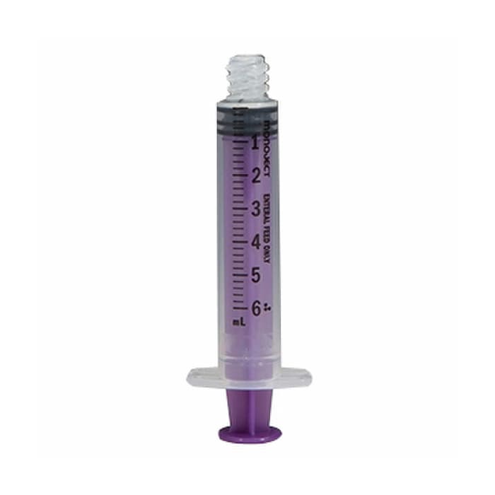 Monoject Enteral Feeding Irrigation Syringe, 6 mL - Each - Image 1