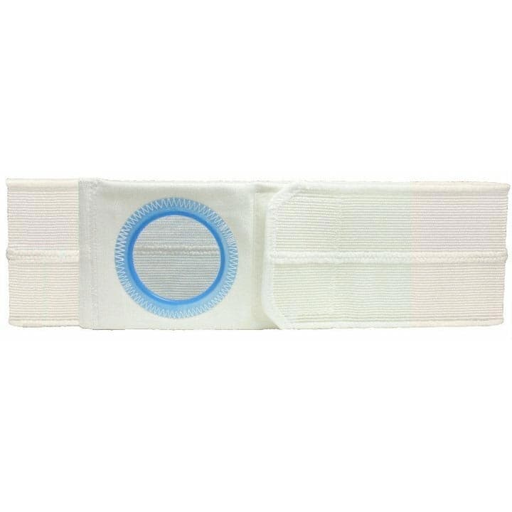 Nu-Hope 4" Regular Ostomy Support Belt, Prolapse Flap, 2-1/4 Inch Large, White - Each - Image 1