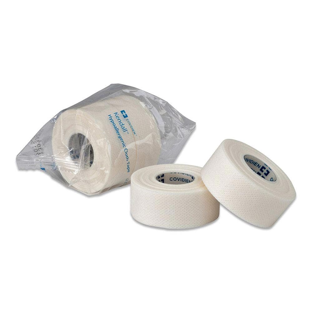 Kendall Hypoallergenic Cloth Tape, 2 Inch x 10 Yard - Case of 12 - Image 1