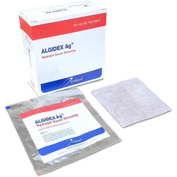 Algidex Ag Wet Gauze Dressing, 2" x 2" - Box of 25 - Image 1