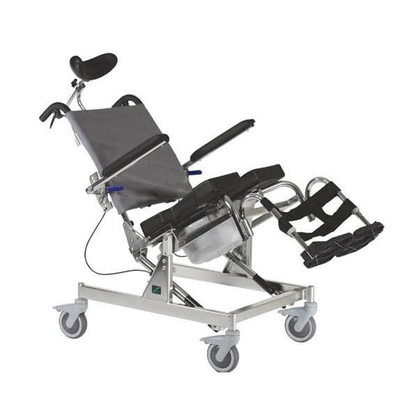 RAZ-AT Attendant Tilt  Mobile Shower Commode Chair - Image 3