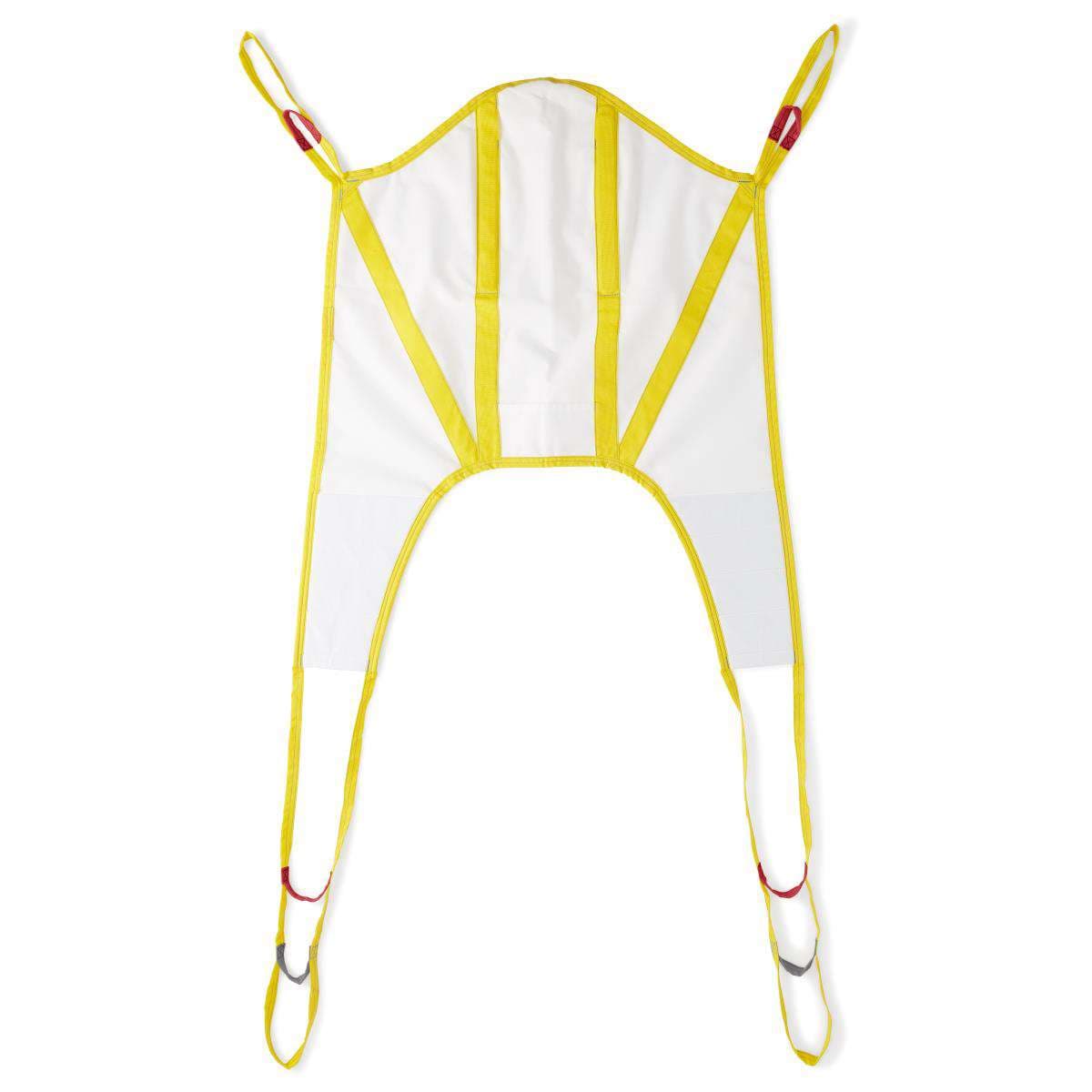 Medline Disposable 2-Point U-Shaped Patient Sling with Head Support, Medium - 10/Case - Image 1
