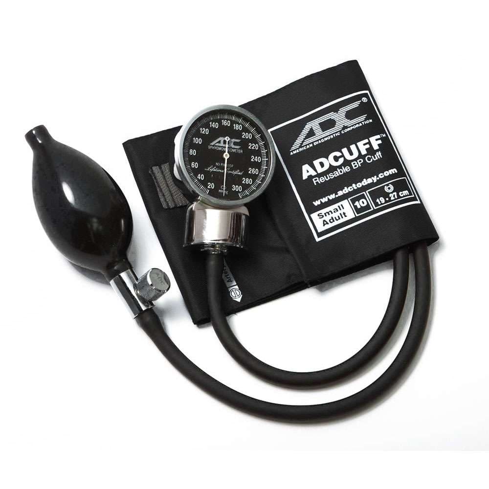 ADC Diagnostix Pocket Aneroid Sphyg, Black, Small-Adult - Image 1
