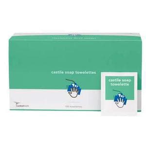 Cardinal Health Castile Soap Towelette - Box of 100 - Image 1
