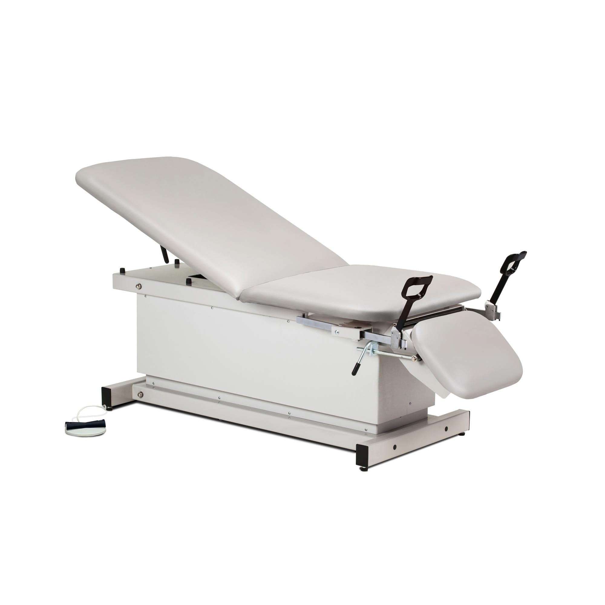 Clinton shrouded, power table with stirrups, adjustable backrest and footrest - Image 3