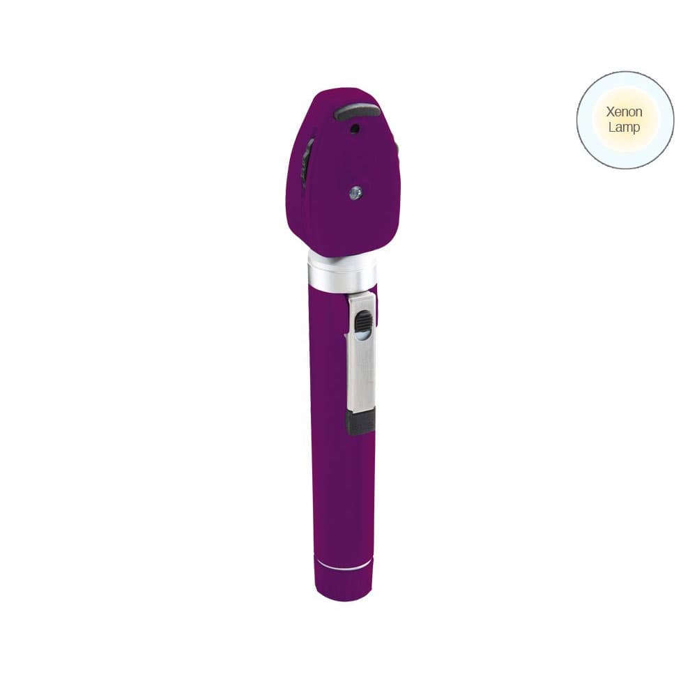 ADC Diagnostix 5112N Pocket Ophthalmoscope, Purple, Xenon - Image 1