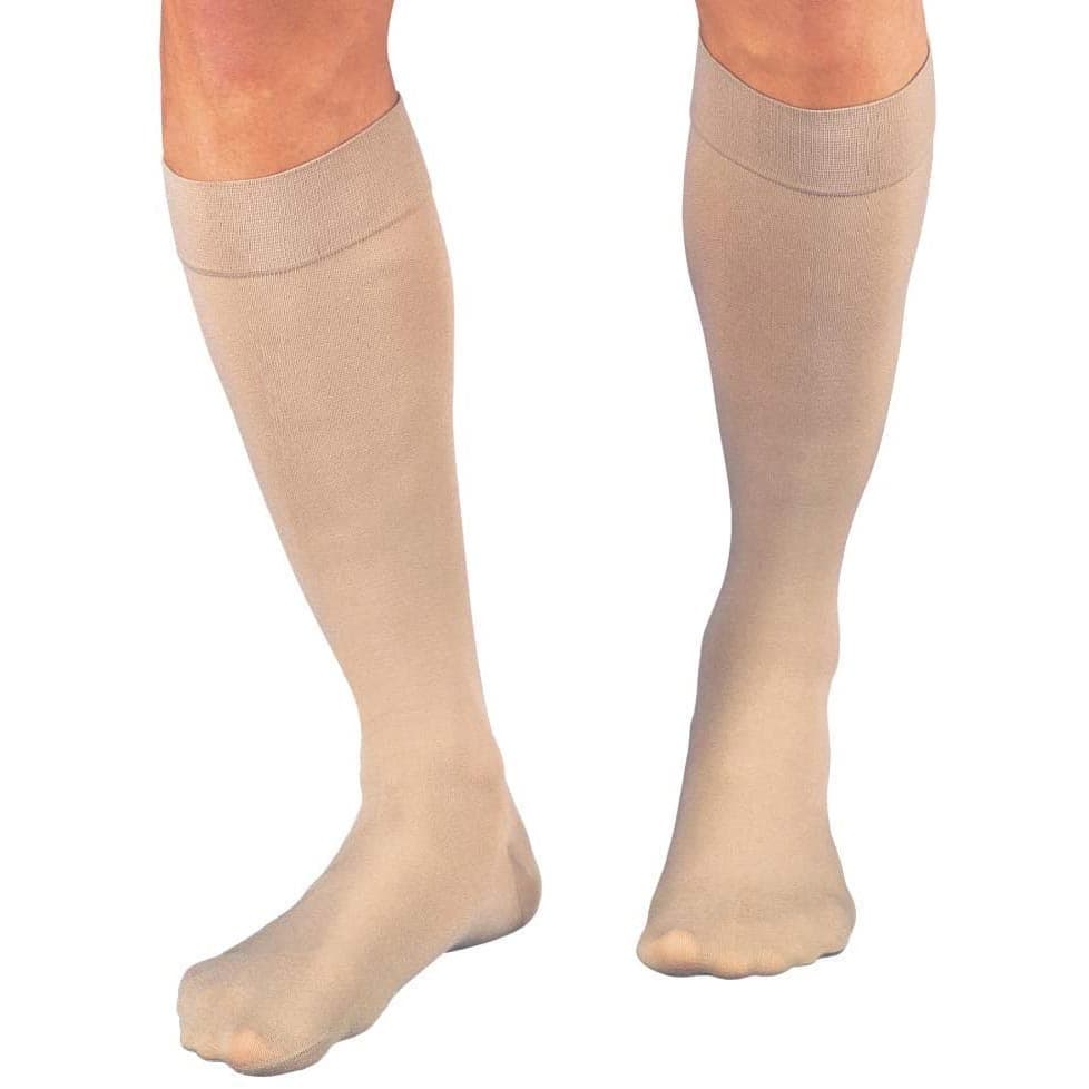 Jobst Relief Closed Toe Compression Stocking, 20-30mmHg, Large, Beige - Pair - Image 1