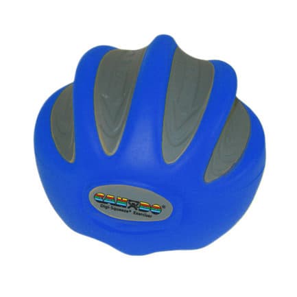 CanDo Digi-Squeeze hand exercise, Large, Blue, Firm - Image 1