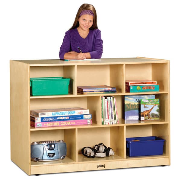 Jonti-Craft double-sided island shelf storage - Image 6