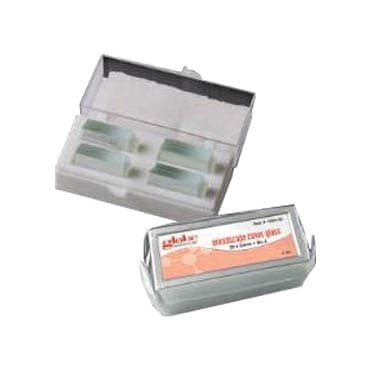 Globe Scientific Rectangle Cover Glass, 22 x 50 mm - Box of 10 - Image 1