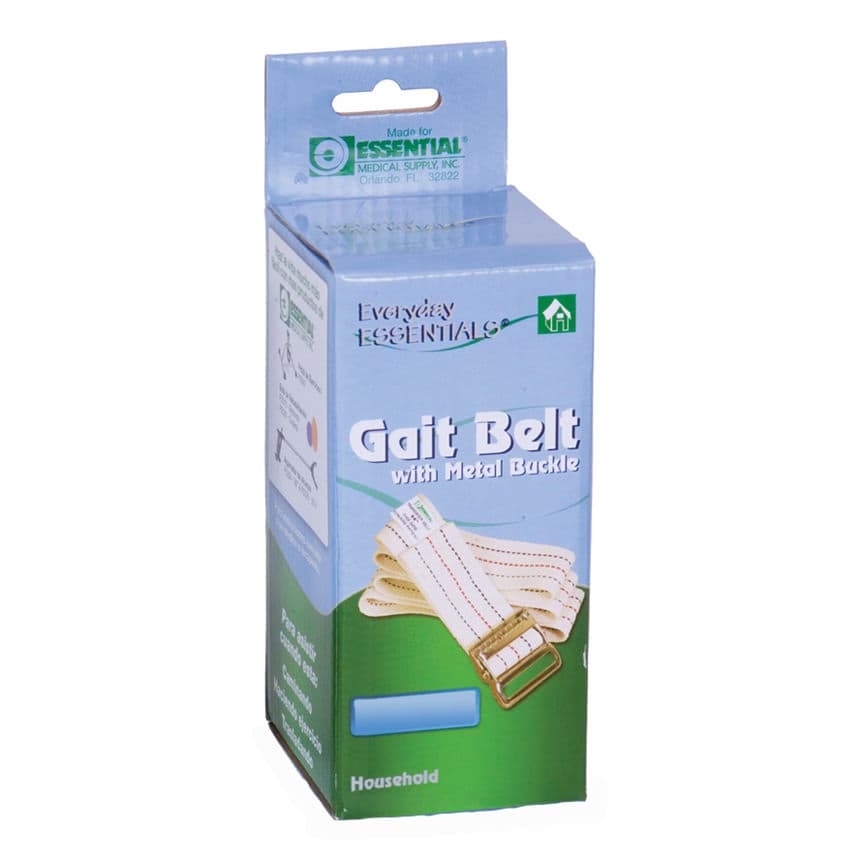Essential Medical Standard Gait Belt with Metal Buckles - Image 2