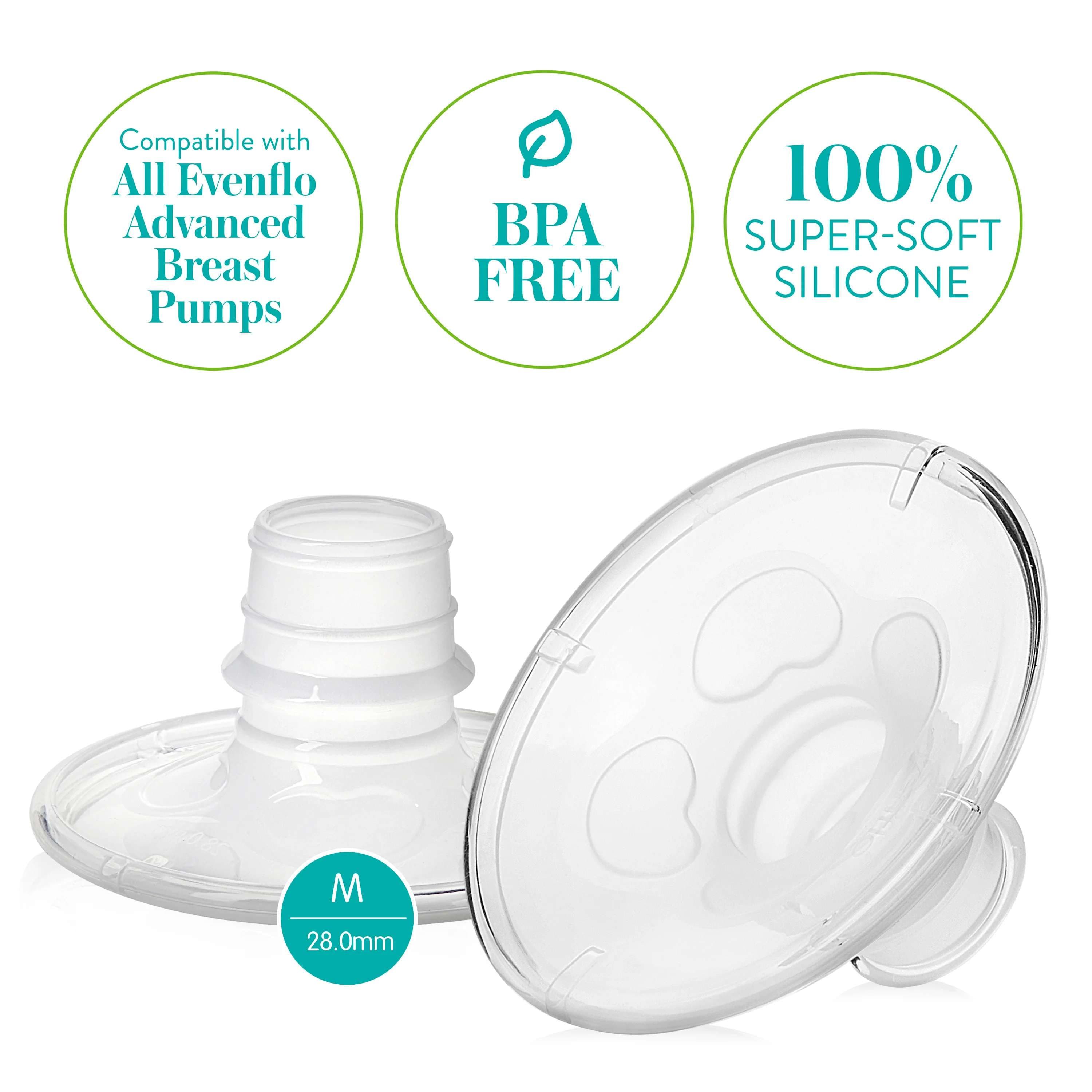 Evenflo AdvancedFit Breast Flange For All Evenflo Advanced Breast Pumps - Image 2
