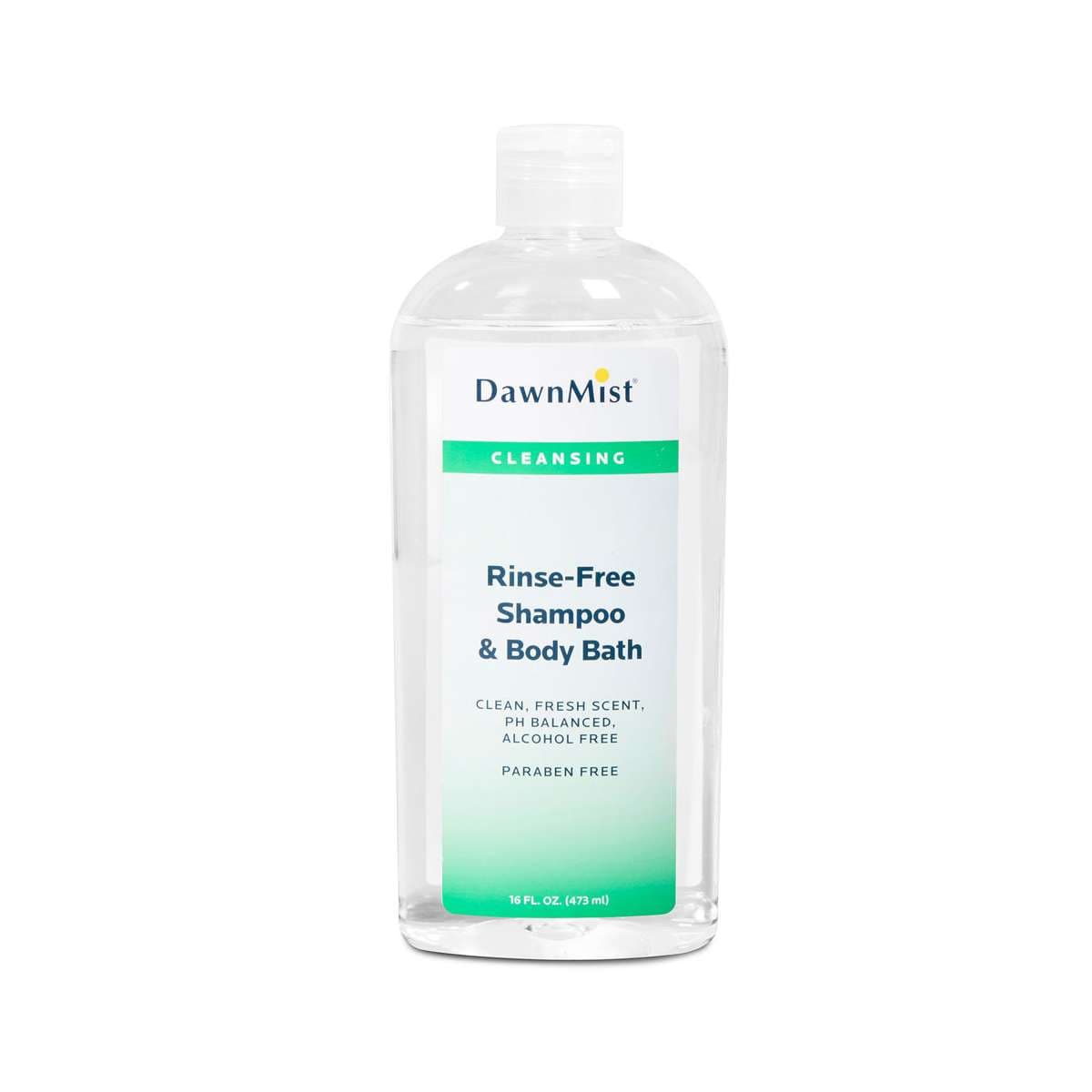 DawnMist Rinse-Free Shampoo & Body Bath, 16 oz - Image 1