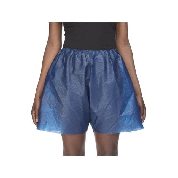 MediShorts Exam Shorts, Navy Blue, Small-Medium - Case of 50 - Image 1