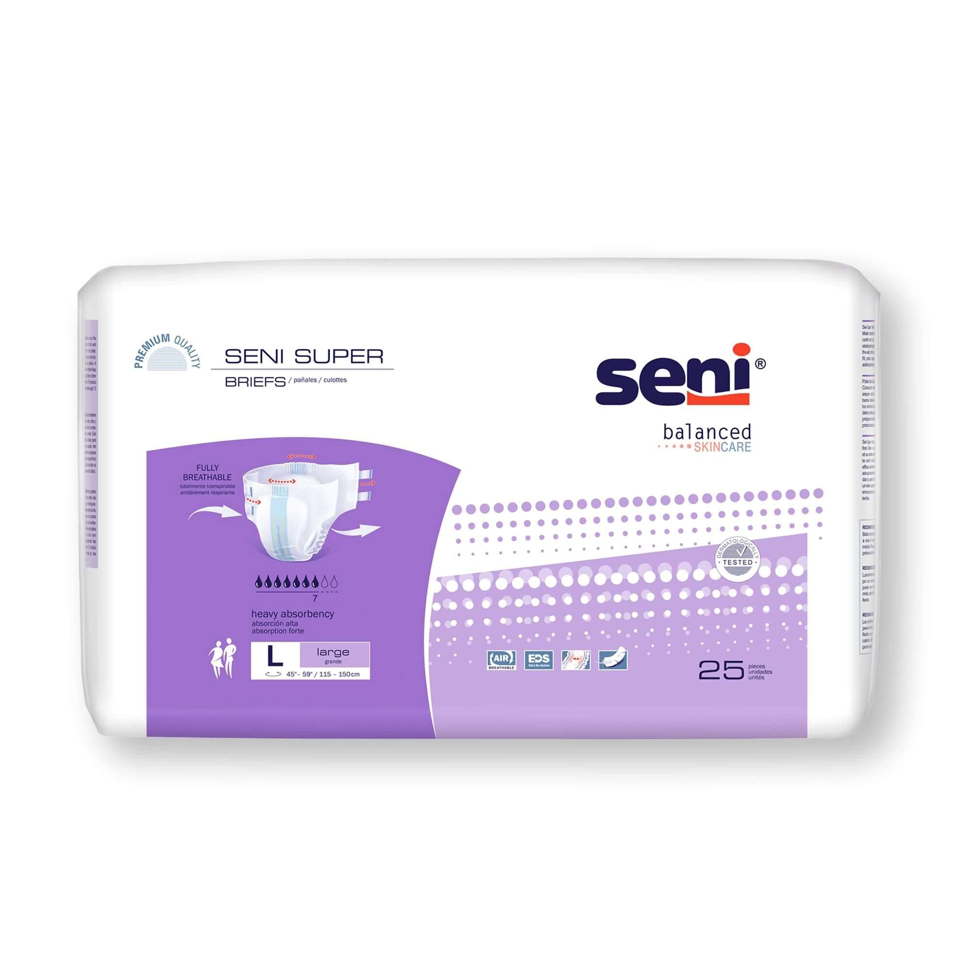 Seni Super Briefs, Large - Package of 25 - Image 1