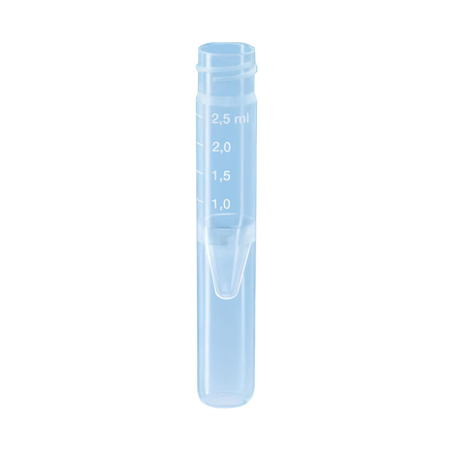 Sarstedt Test Tube Plain NonSterile Clear Tube, Without Closure, 13 x 75 mm, 2.5 mL - Case of 2000 - Image 1