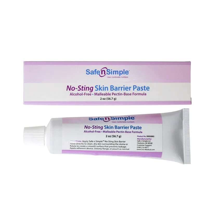 Safe n' Simple Ostomy Skin Barrier Paste, Alcohol Free Formula - Image 1