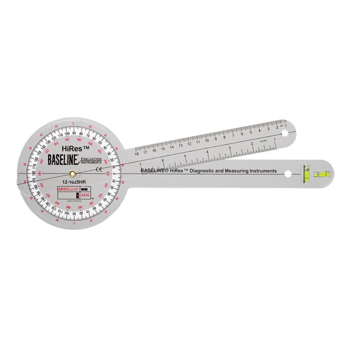 Baseline Absolute Plus Axis Plastic Goniometer, Hires - Image 1