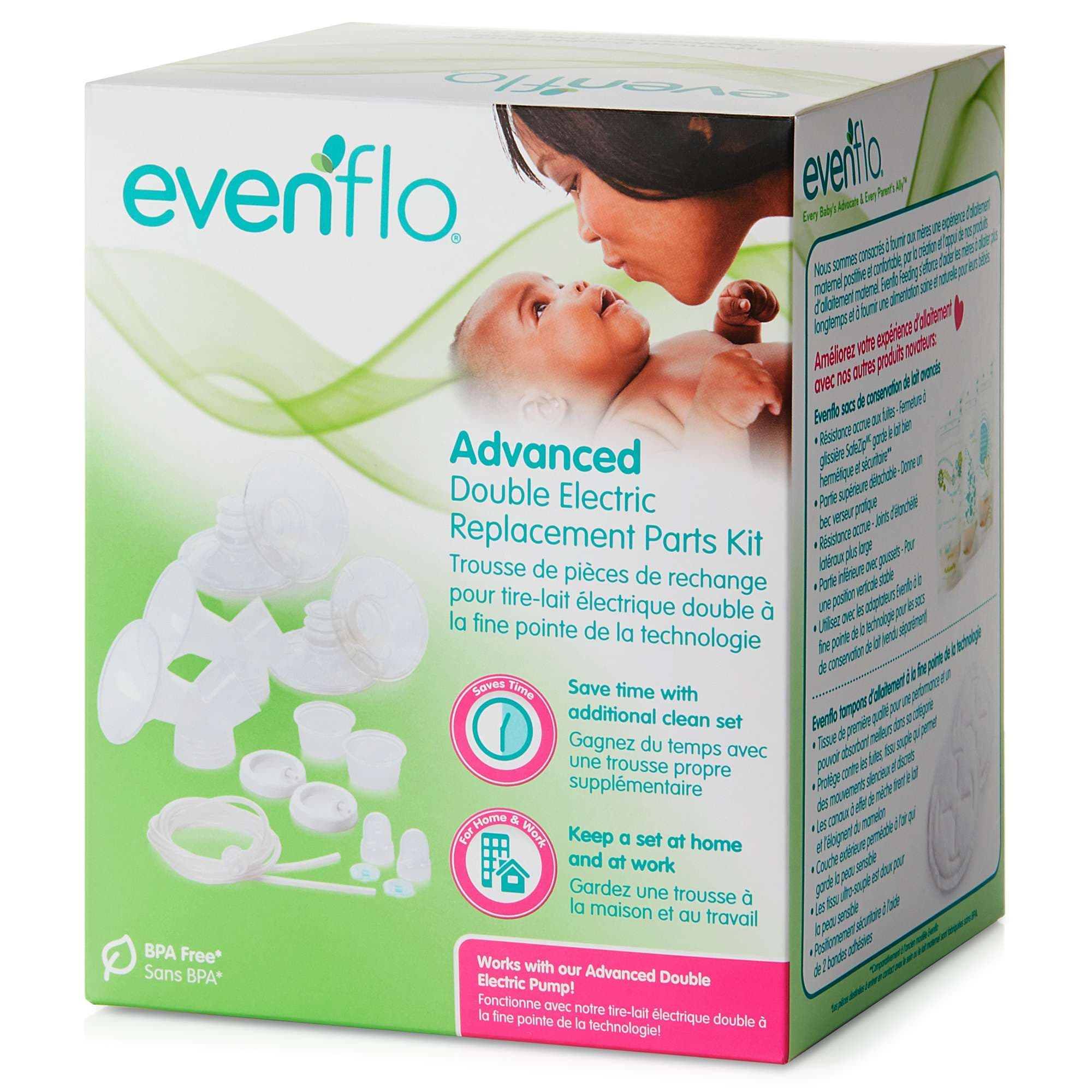 Evenflo Advanced Breast Pump Replacement Parts Kit - Case of 12 - Image 1