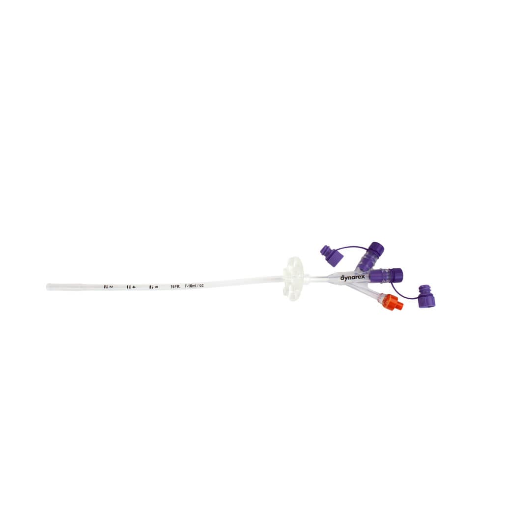 Dynarex 3 Port Gastrostomy Tube with Enfit, 22 Fr - Case of 5 - Image 1