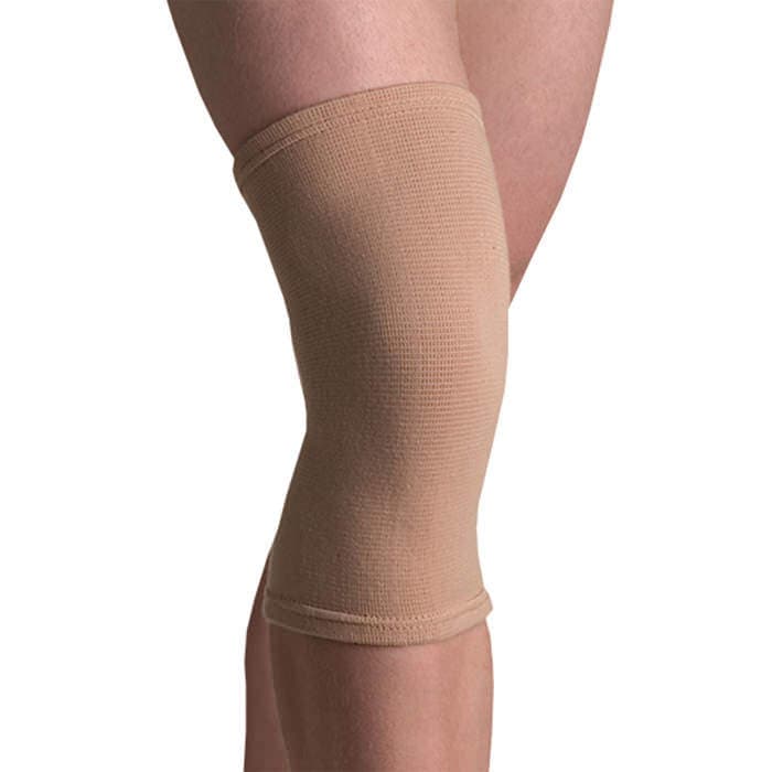 Thermoskin Compression Standard Elastic Knee Sleeves, Beige, Small - Image 1