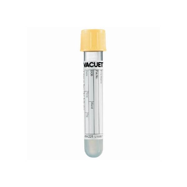 VACUETTE Z Serum Sep Clot Activator Venous Blood Collection Tube, 13 x 75 mm, 3.5 mL - Box of 50 - Image 1