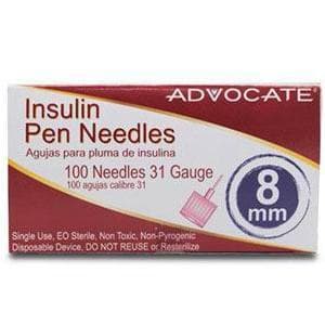 Pharma Supply Advocate Pen Needle, 31G x 5/16" - Box of 100 - Image 1