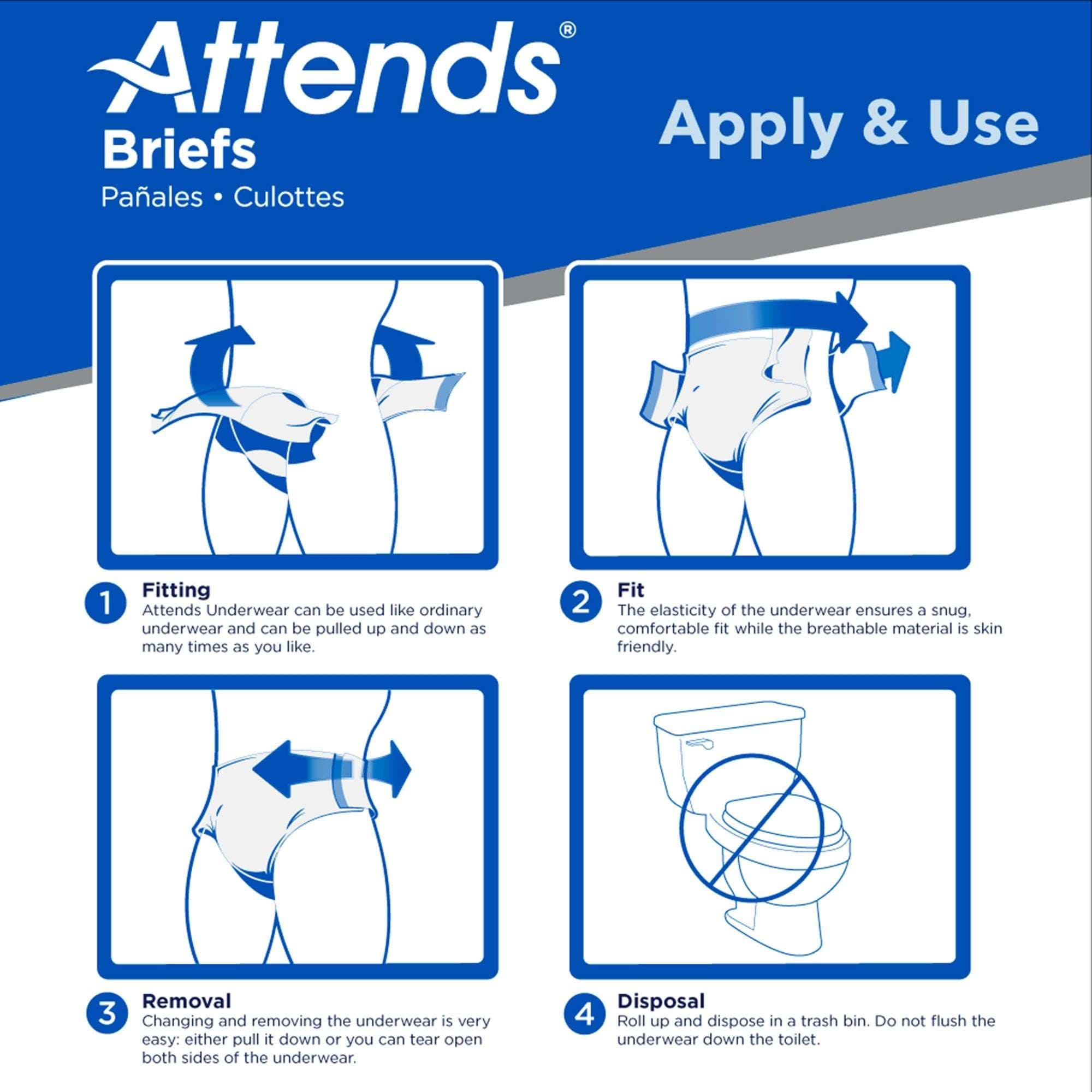 Attends Care Advanced Extra Heavy Absorbency Briefs - Image 5