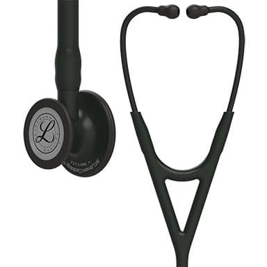 3M Littmann Cardiology IV Stethoscope, Black Finish Chestpiece, 27" Tube, Black - Image 1