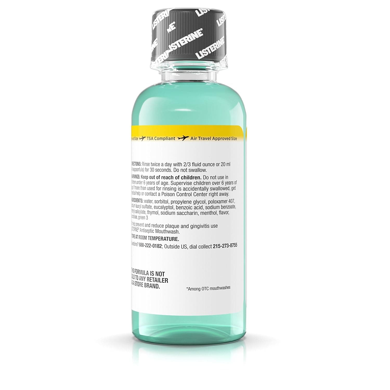 Listerine Zero Mouthwash, Mint Flavor - Image 4